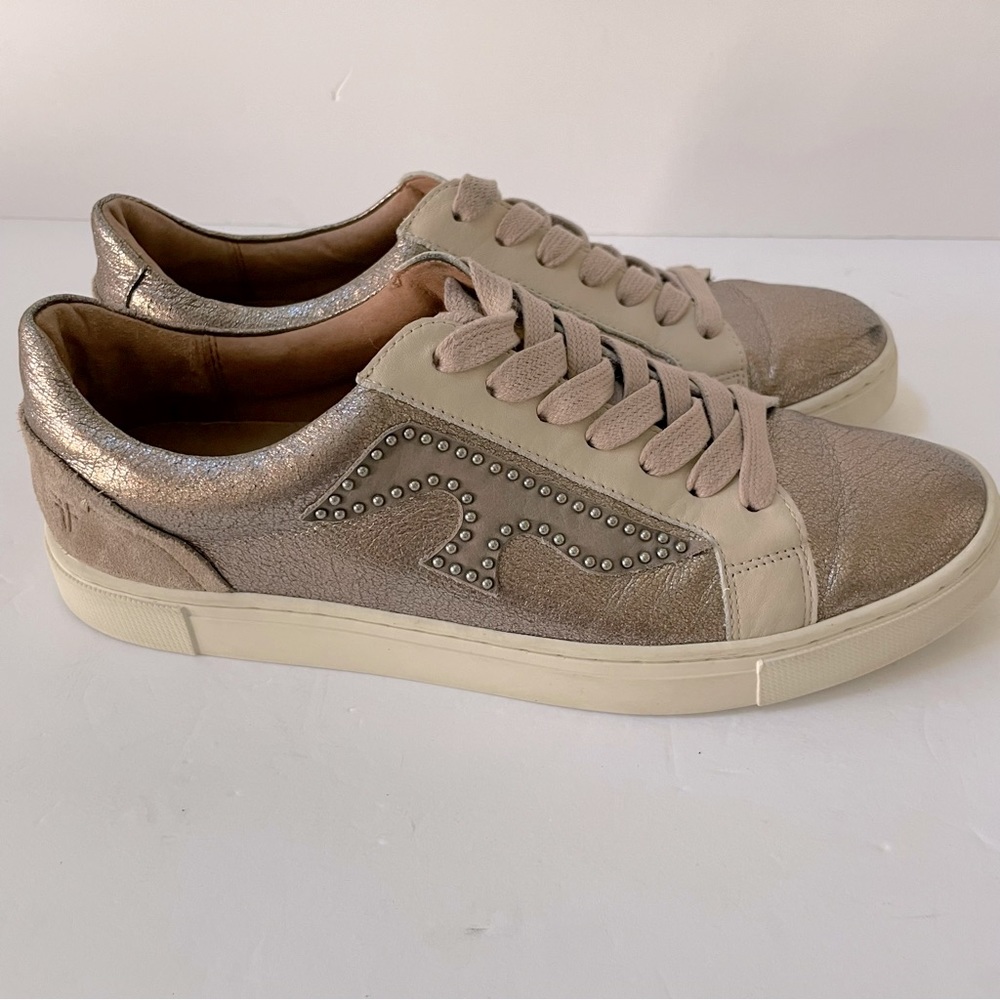 FRYE Women’s Ivy Logo Patch Low-Top Sneakers Size 7.5